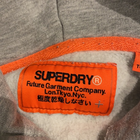 SuperDry grey hoodie - Picture 3 of 3